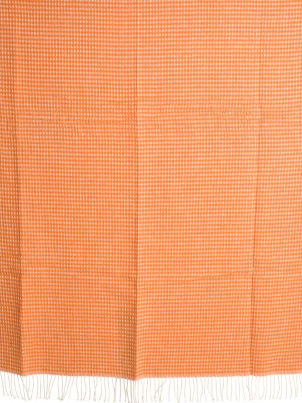 MADE IN ITALY Made In Italy Waffle Knit Fringe Throw - Picture 3 of 4